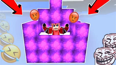 Funniest Obsidian Trap Troll Moments In Bed Wars Blockman Go Gameplay