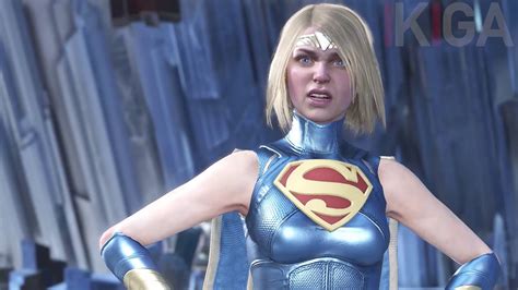 darkseid vs supergirl kara zor el all dialogues quote injustice 2 2020 youtube