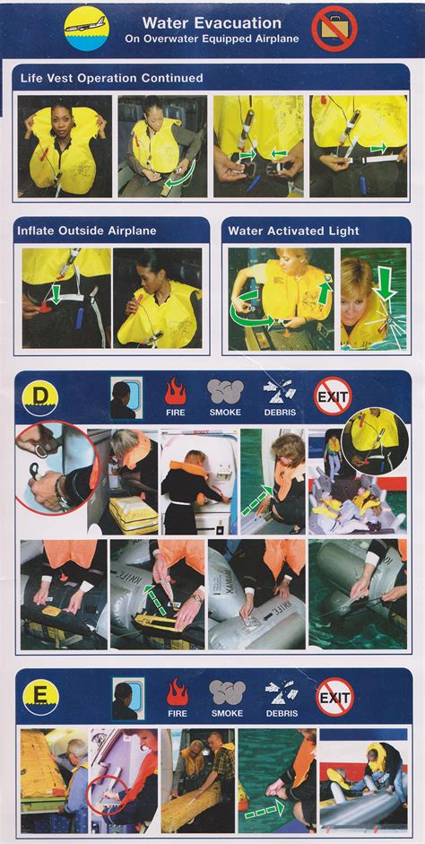 Safety cards are collected from civil and military aircraft, rare cards have been known to fetch over us$1000 at auction. Safety Card American Airlines Boeing B757-200 (1)