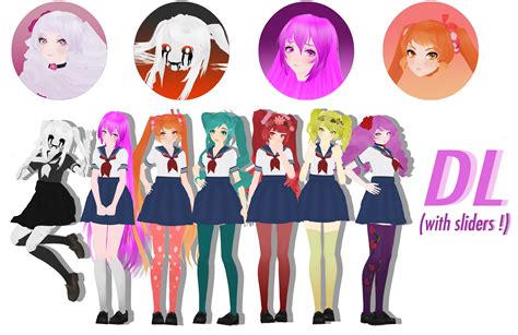 Mmd Yandere Simulator New Random Models Pack Dl By Frenchfriestsun On