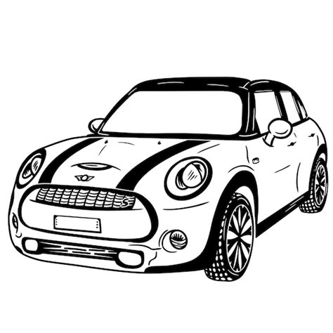 Mini Cooper Clip Art Digital Download Vehicle Illustration Etsy