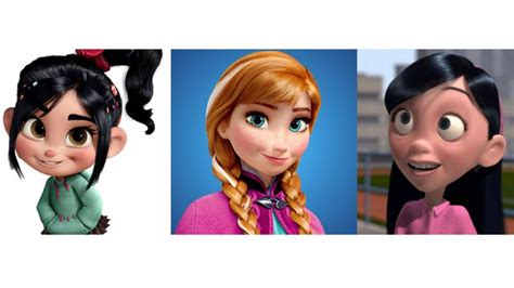 Every Female Face In Recent Disney And Pixar Movies Looks