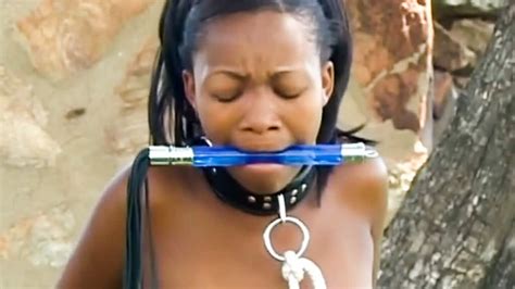 ebony cheating whore enjoys public outdoor bdsm hardcore punishment xhamster