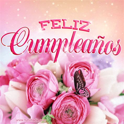 Feliz cumpleaños Beautiful Happy Birthday Card in Spanish Funimada com