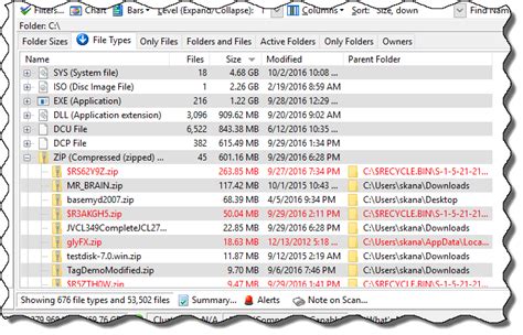 Disk Usage On Windows 10 Showsize