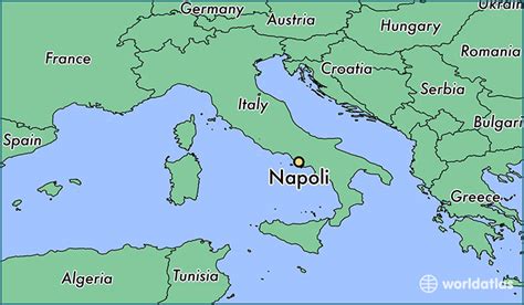 Where Is Napoli Italy Napoli Campania Map