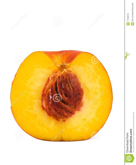 Half Peach Close Up Royalty Free Stock Image Image 17106216