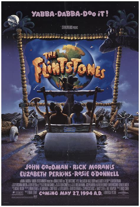 The Flintstones 1 Of 2 Mega Sized Movie Poster Image Imp Awards