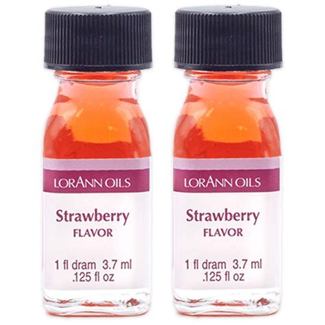 Lorann Strawberry Ss Flavor 1 Dram Bottle 0125 Fl Oz 37ml 1 Teaspoon 2