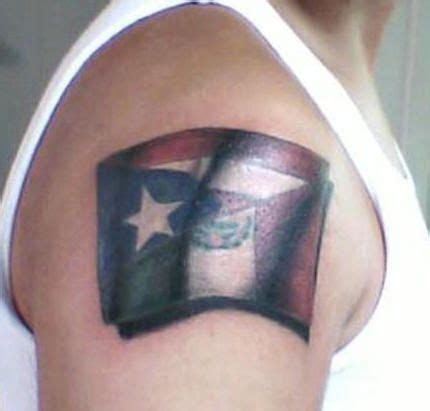26 glorious american flag tattoos to express your strong patriotism. An arm tattoo of half of the Mexican flag and half of the ...