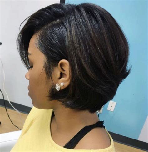 60 Showiest Bob Haircuts For Black Women Short Brunette Hair Natural