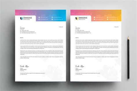 20 Best Free Microsoft Word Corporate Letterhead Templates