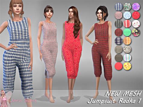 The Sims Resource Jumpsuit Radka 1 New Mesh