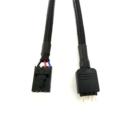 Corsair Led Rgb 4 Pin To 5v Rgb 3 Pin Male Connector Adapter Cable Moddiy
