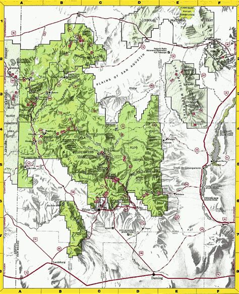 Maps Gilascapes A Guide To Southwestern New Mexico
