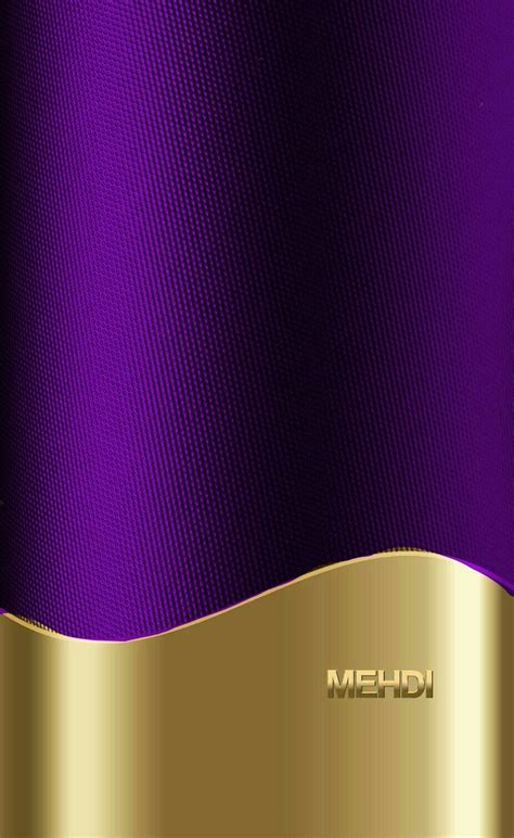 Gold And Purple City Iphone Wallpaper Flowery Wallpaper Bold