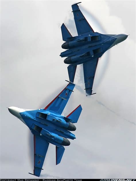 Sukhoi Su 27s Russia Air Force Aviation Photo 1395680