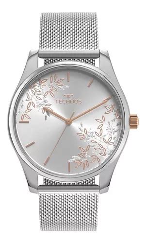 Reloj Technos Trend Silver Para Mujer Mqu K Color De Correa