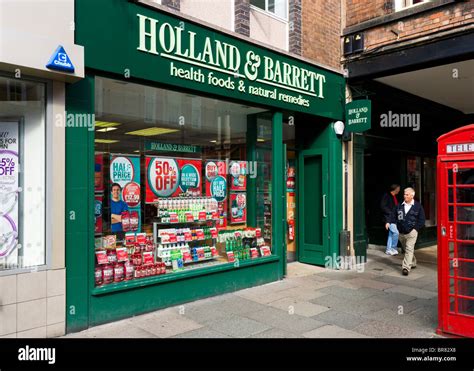 Holland Barrett Health Food Store In Chester Town Centre Cheshire Stock Photo Royalty Free