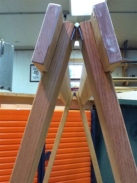 Learn how to build a pair of diy wood sawhorses that are strong enough to hold your heaviest loads, but can fold up flat and be. 25+ unique Folding sawhorse ideas on Pinterest | Saw horse diy, Folding house and Woodworking ...