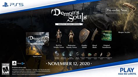 Demons Souls For Ps5 Digital Deluxe Edition Revealed