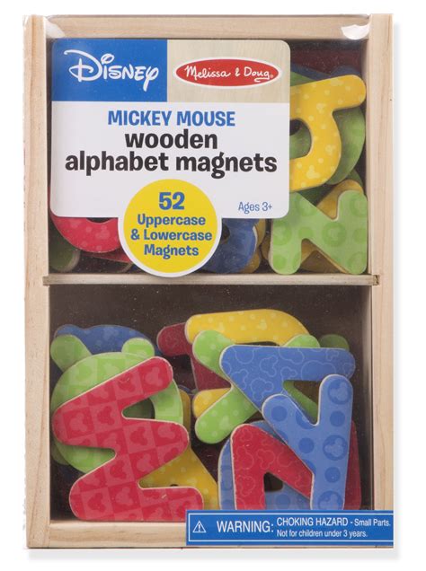 Buy Melissa And Doug Disney Mickey And Friends Wooden Alphabet Magnets