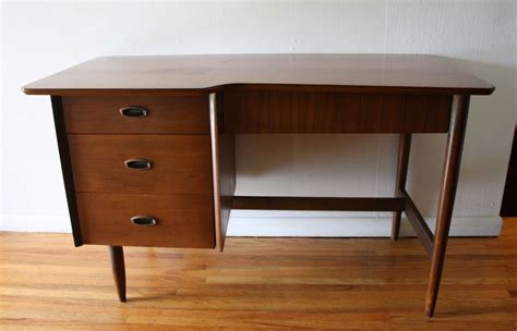 There are 3 available but the nuts holding the lamps are different. Mid century modern desk with a cutout design from the Hooker Mainline collection | Picked ...