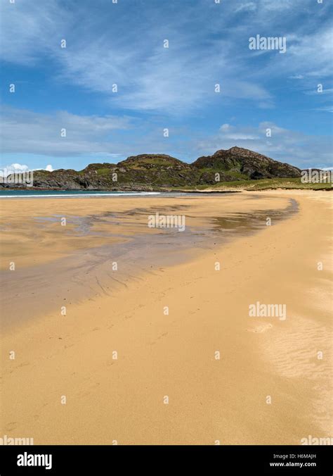 Sandy Kiloran Bay Beach Hebridean Island Of Colonsay Scotland Uk