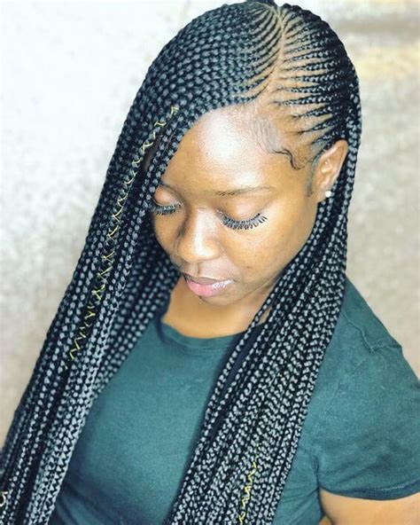 37 Cornrow Lemonade Braid Hairstyles 2019 African Cornrow