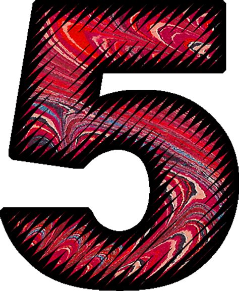 It has attained significance throughout history in part because typical humans have five. Presentation Alphabets: Marbleized Paper Numeral 5