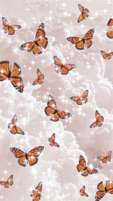 Butterfly Background Aesthetic ~ Butterflies Aesthetic Wallpaper