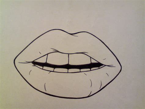 Create A Sweet Pair Of Glossy Vector Lips Lips Drawing Mouth Drawing