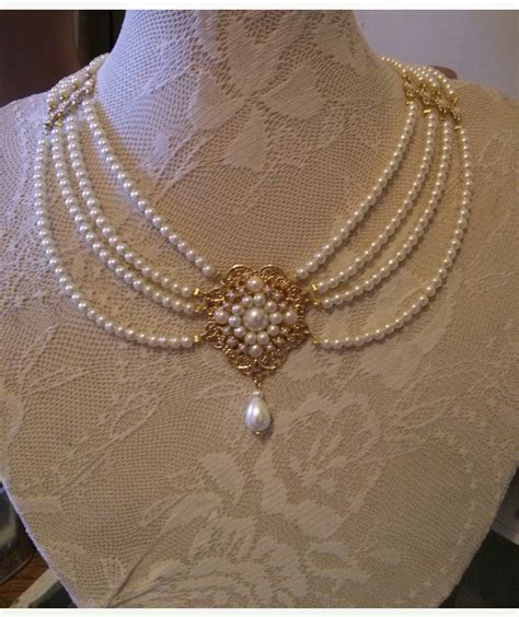 Pearl Necklace Designs In Gold With Price