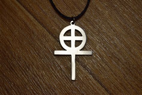Gnostic Coptic Cross Celtic Cross Necklace Pendant Symbol Talisman