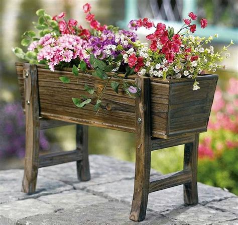 Love This Rustic Wood Planter Diy Planter Box Wooden Planters