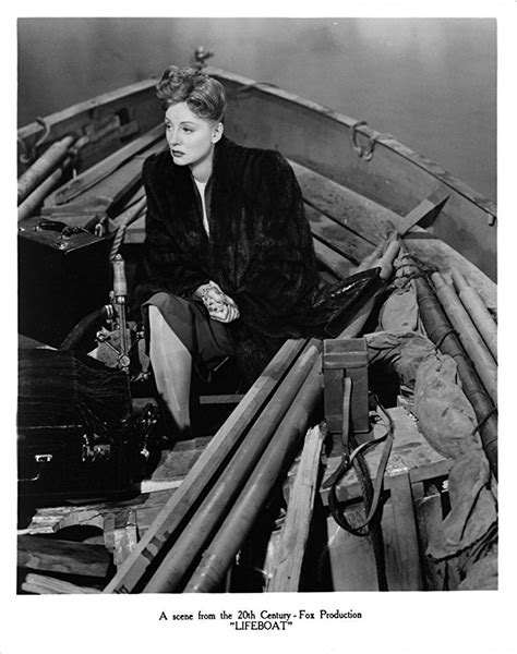 Tallulah Bankhead In Lifeboat Directed By Alfred Hitchcock