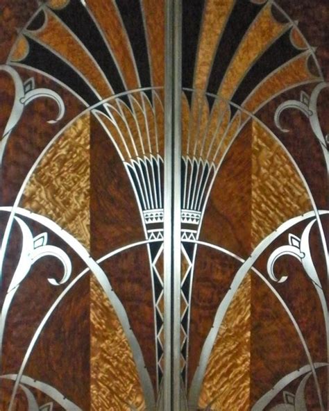 Free Shipping Chrysler Building Elevator Door Art Deco Landmark