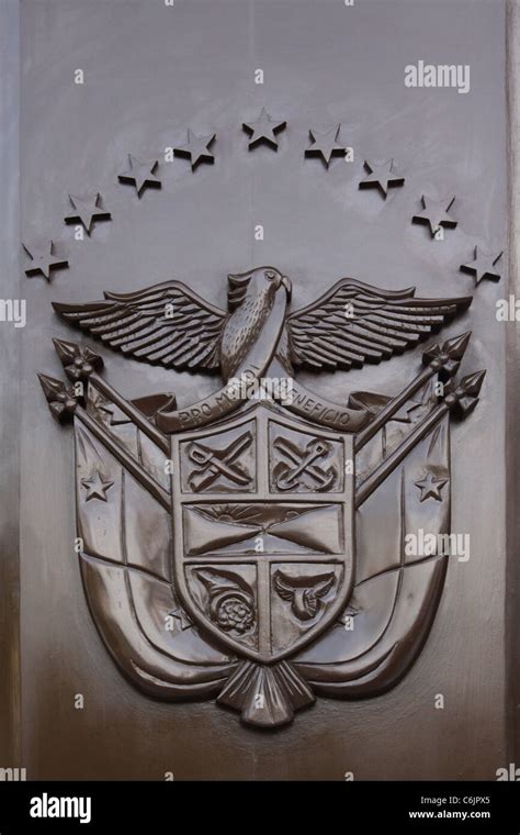 El Escudo De Armas De La Rep Blica De Panam Fotograf A De Stock Alamy