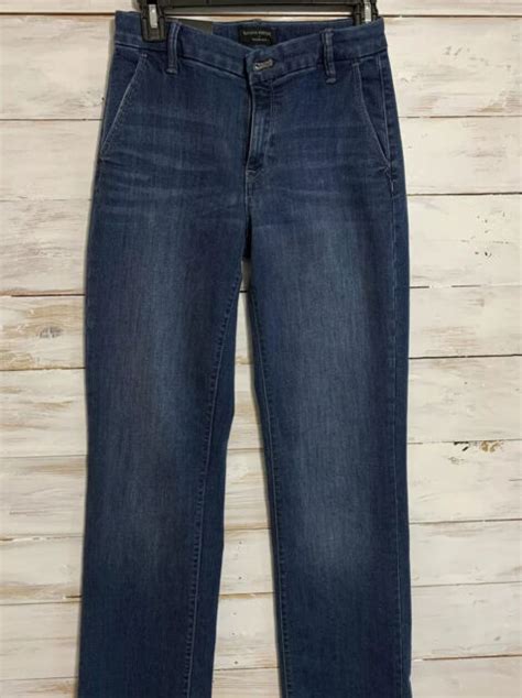 Banana Republic Career Denim Trouser Jeans Nwt Size 4 Womens Msrp 69