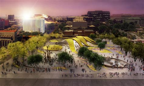 Rolling Green ‘ribbons Proposed For New Urban Park In Downtown La