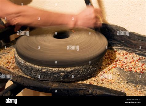 Grinding Stone Corn Stock Photos And Grinding Stone Corn Stock Images Alamy