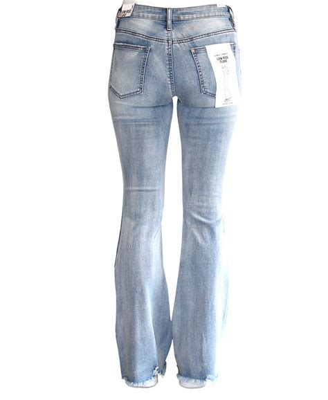 Almost Famous Juniors Low Rise Ripped Flare Jeans Macys