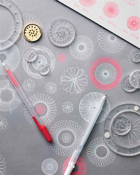 sensational patterns  spirograph crafts  grown ups