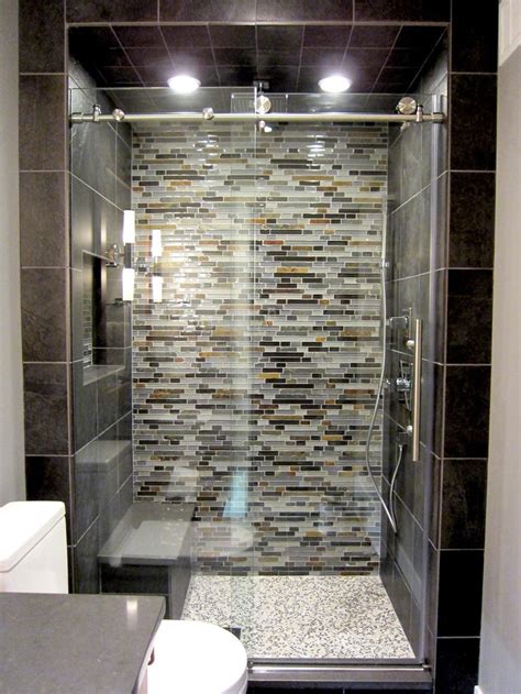 It features custom vanity and corian sink with tara dornbracht faucet. 76 best Custom tile showers images on Pinterest | Bathroom ...