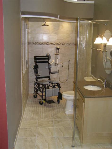 Handicapped Accessible And Universal Design Showers Bathroom