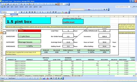 Manage multiple warehouses with efficient warehouse management software. Inventory Control Software In Excel Free Download ...