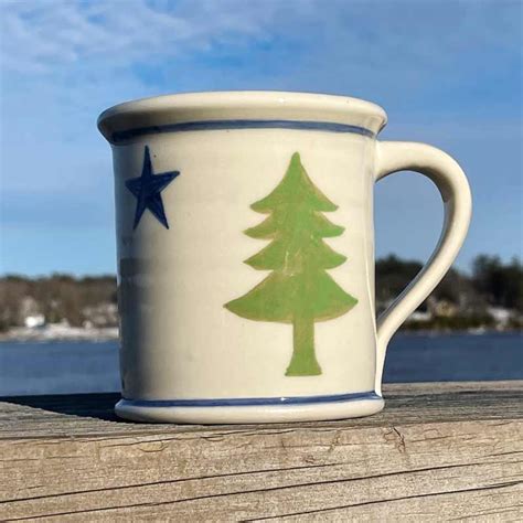 First Maine Flag Mug Lisa Maries Made In Maine