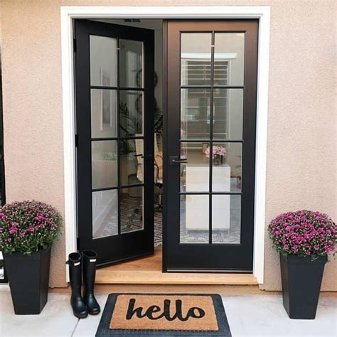 17 Black Double Front Doors Ideas For A Timeless Look