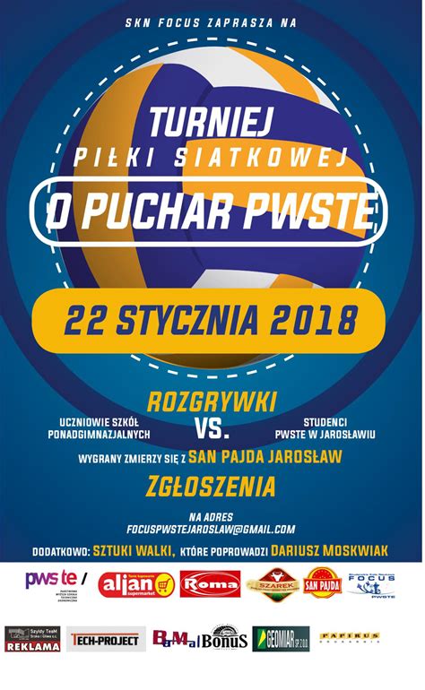Turniej Piłki Siatkowej o Puchar PWSTE PWSTE Jarosław