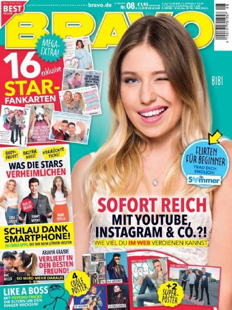 Bianca Heinicke Bravo Magazine 29 March 2017 Cover Photo Germany